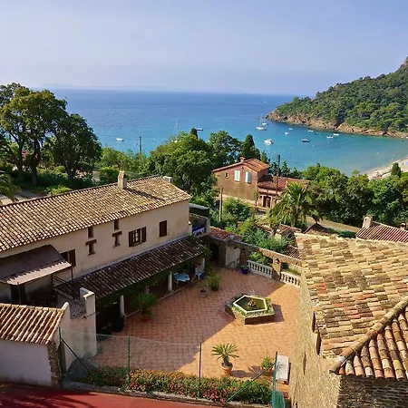 Les Lauriers Roses Lägenhetshotell Le Rayol-Canadel-sur-Mer